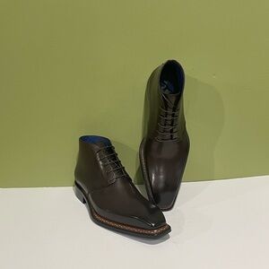 Emilio Franco ankle boot chukka chocolate oxford leather calf lace up